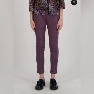 SPANNER Sz S, Violet Faux Suede Leggings, NWT.
